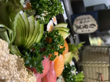 Fresh salads sushi dou