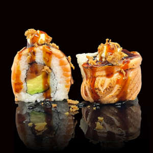 0043 grill samon avocado roll