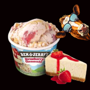 0110 ben & jerrys strawberry cheesecake