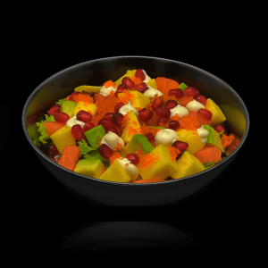 0256 poke bowl salmon mango